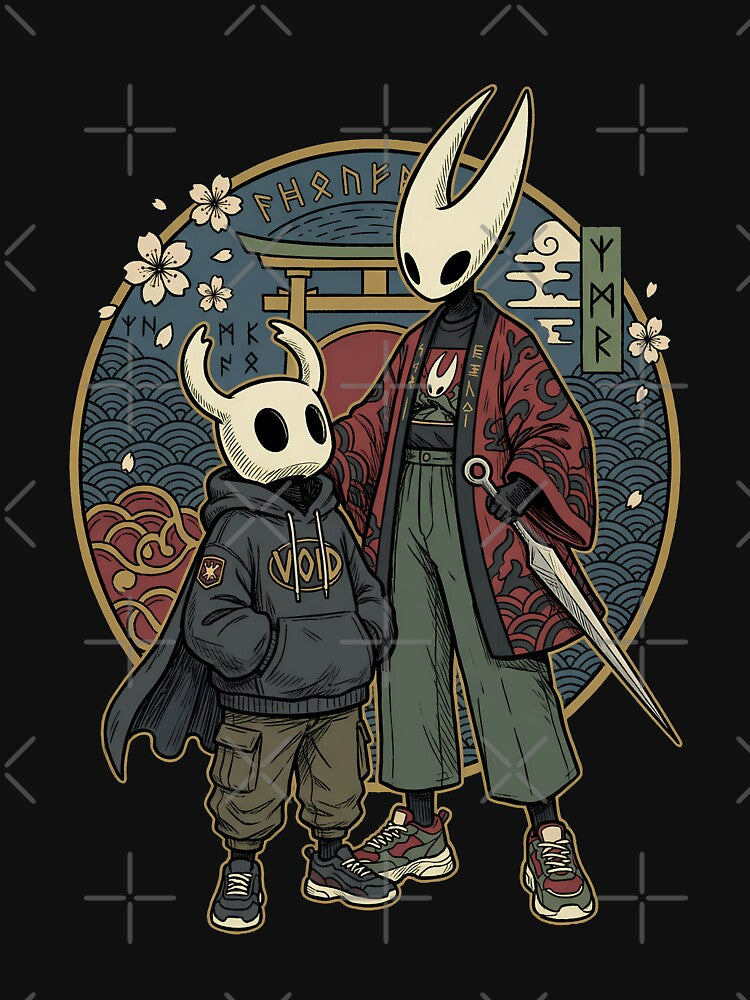 Hollow Knight Ghost Streetwear: Void Heart Urban Fashion by Senpaiwaves