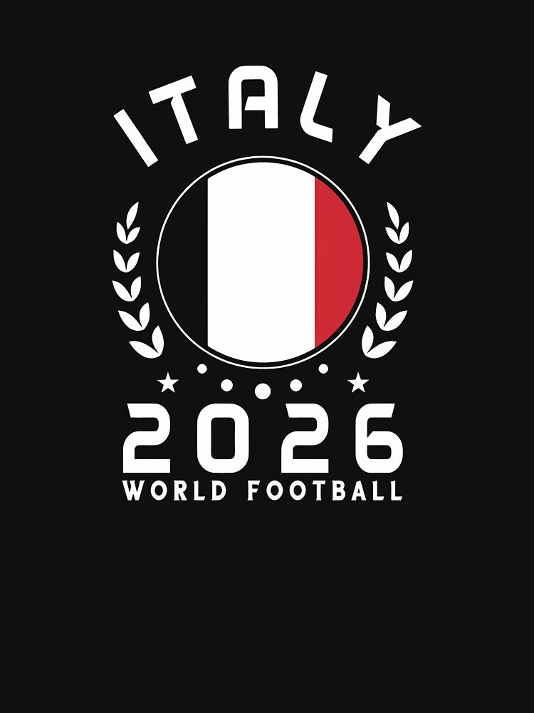 World Cup 2026 Italy Football Fan Italian Supporter T-Shirt_88563599 by gidget-gadget