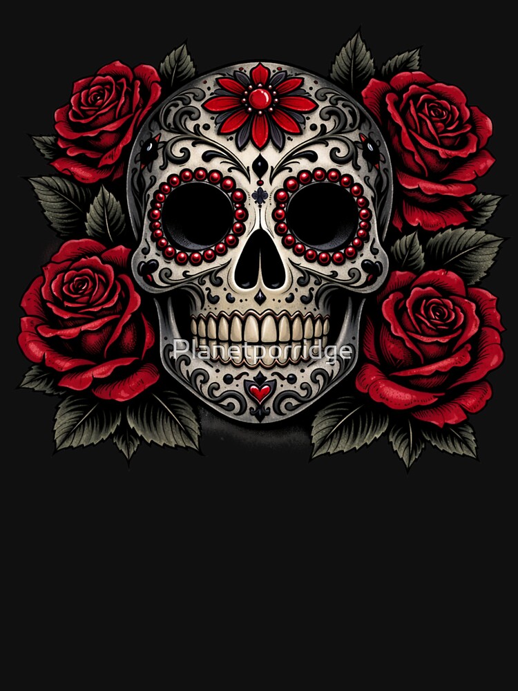 Day of the Dead Skull by Planetporridge