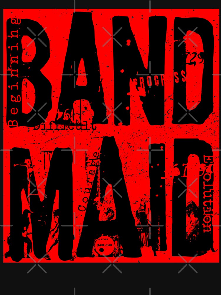 Band Maid - Grunge Artwork by DazArtDesigns