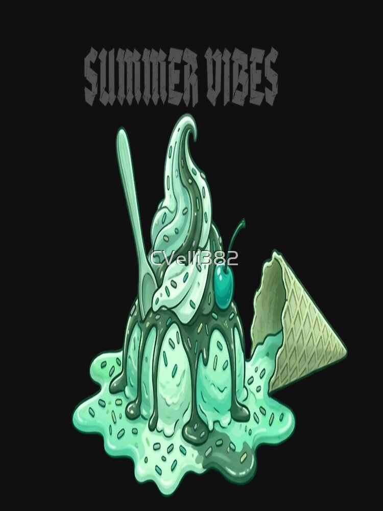 Ice Cream Mint Summer Vibes by CVelli382