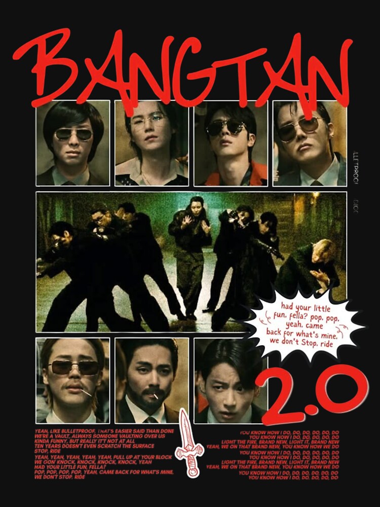 BTS Bangtan 2.0 Retro Cinematic Concept Poster by moamaxshop