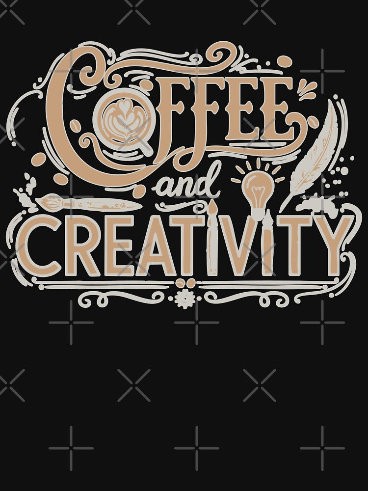 Coffee and Creativity Typography by JoseloRochaArt