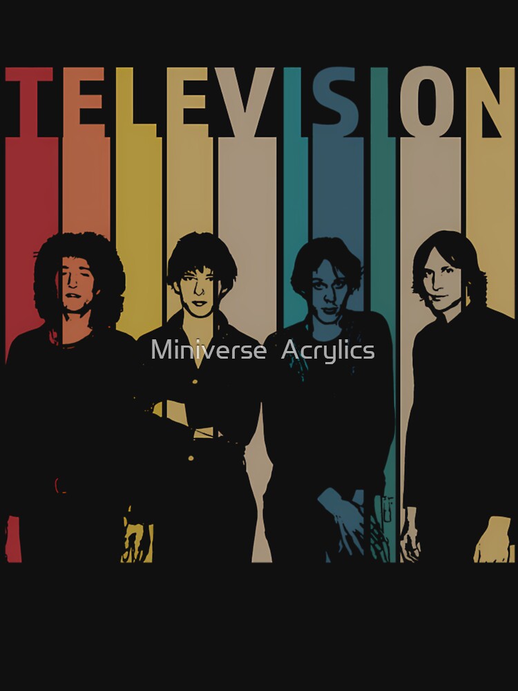 Television Band Retro Vintage by Miniverse  Acrylics