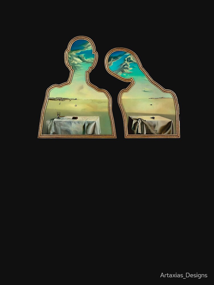Salvador Dalí - Couple aux têtes pleines de nuages by Artaxias_Designs
