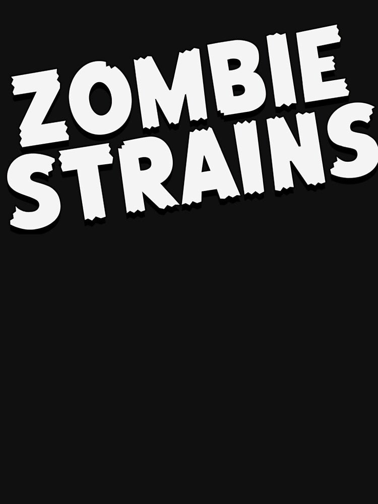 Zombie Strains Logo  T Shirts by Zombie Strains