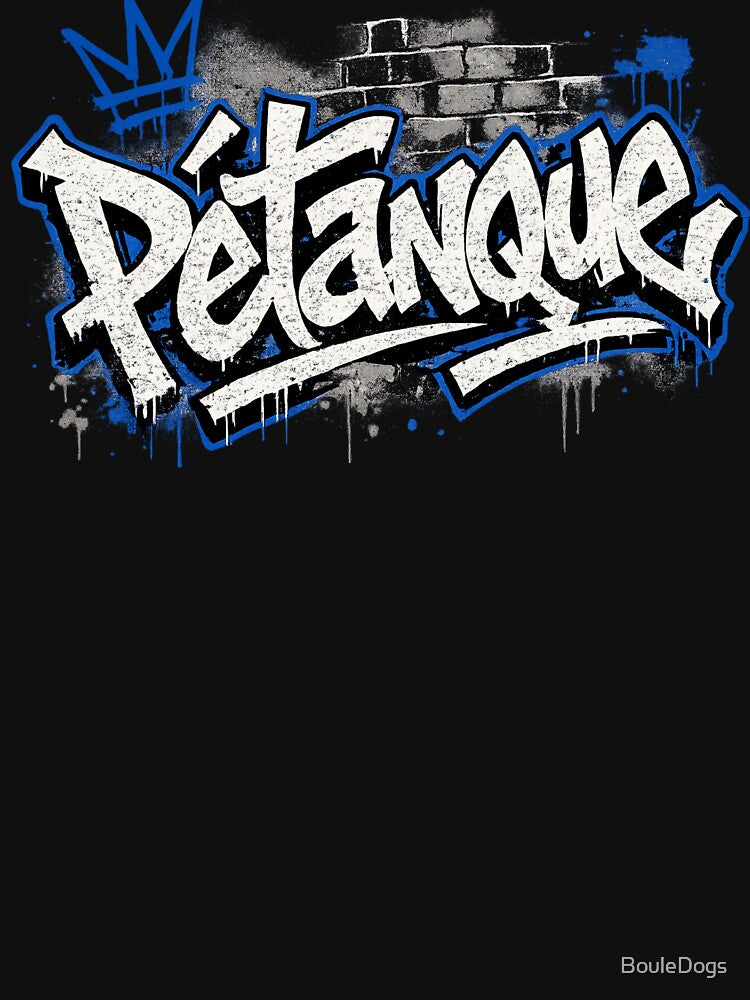 Graffiti - petanque T-shirt design by BouleDogs