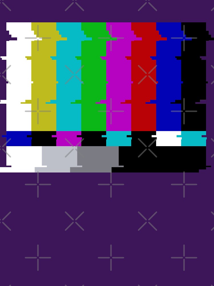Vintage TV Test Pattern Glitch by Retroperks