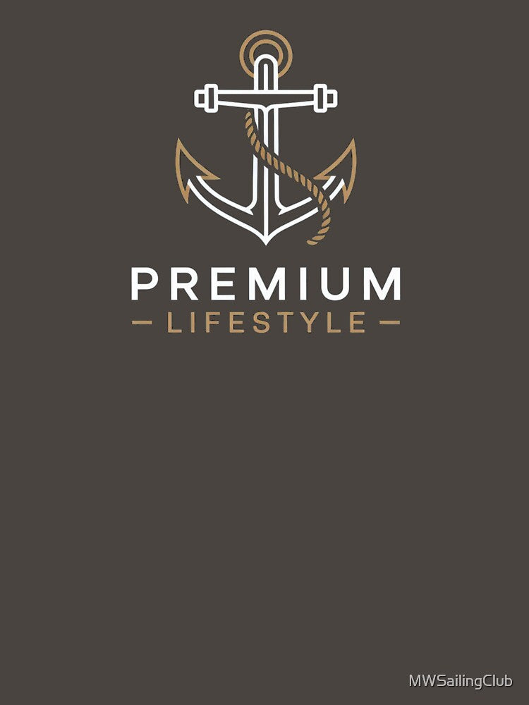 Premium Nautical Anchor Lifestyle Minimalist Elegant Logo by MWSailingClub