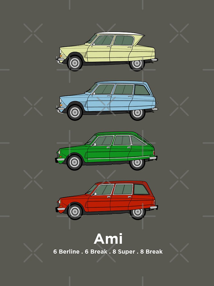 Ami 6 & Ami 8 Classic Car collection by RJWautographics