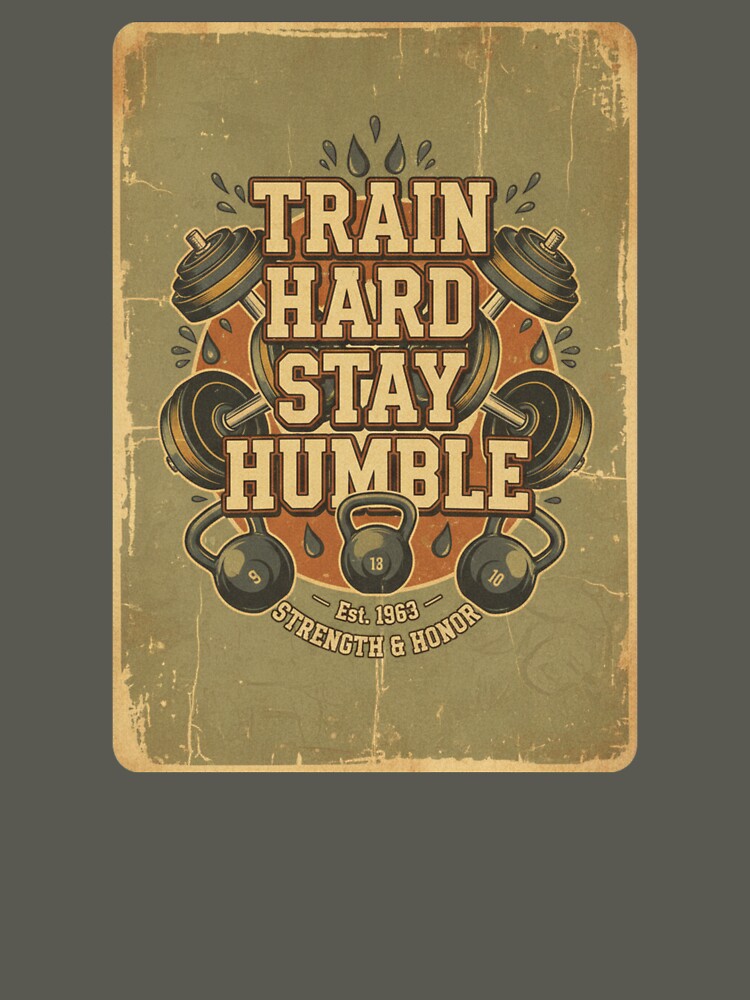 Train Hard. Stay Humble. Old school. by MaciejErdon