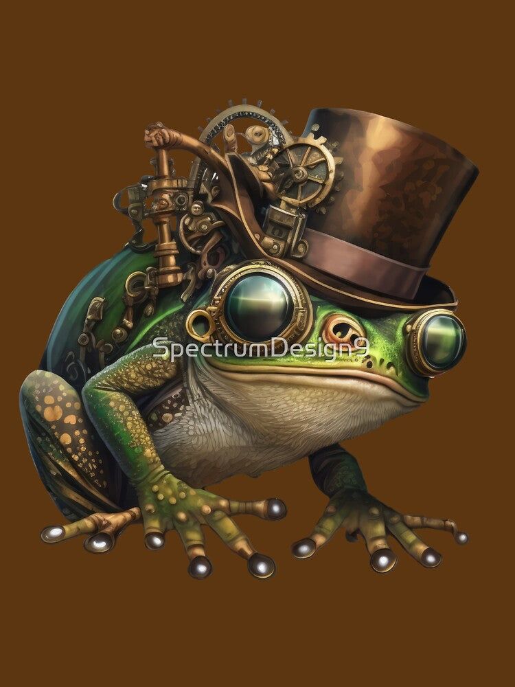 Steampunk Frog VI by SpectrumDesign9