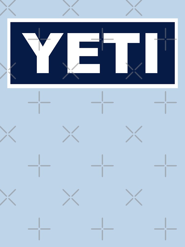 Yeti cool outdoors box logo original navy blue camping by Kludoman