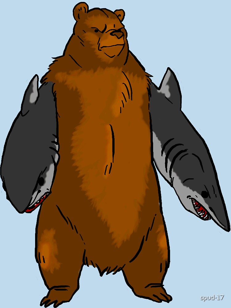 Bear with Shark Arms! - Large by spud-17