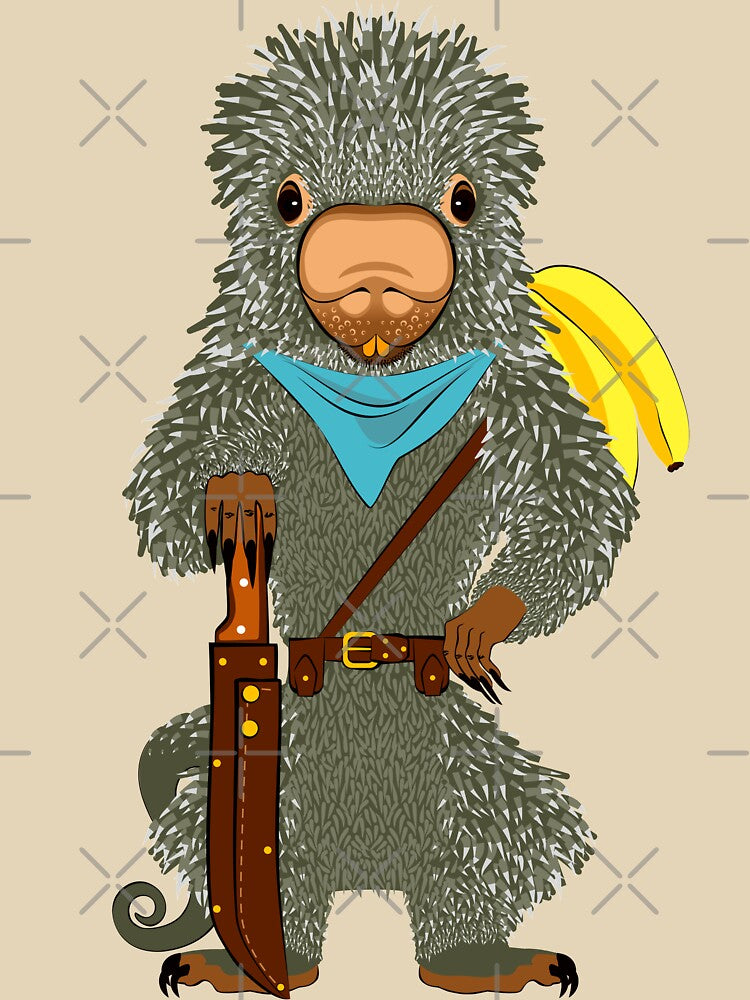 Porcupine Banana Hunter by lents