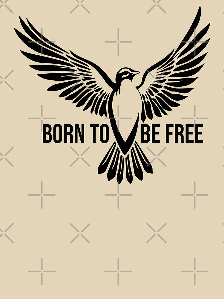 Born To Be Free-black version by FogaradaDesign