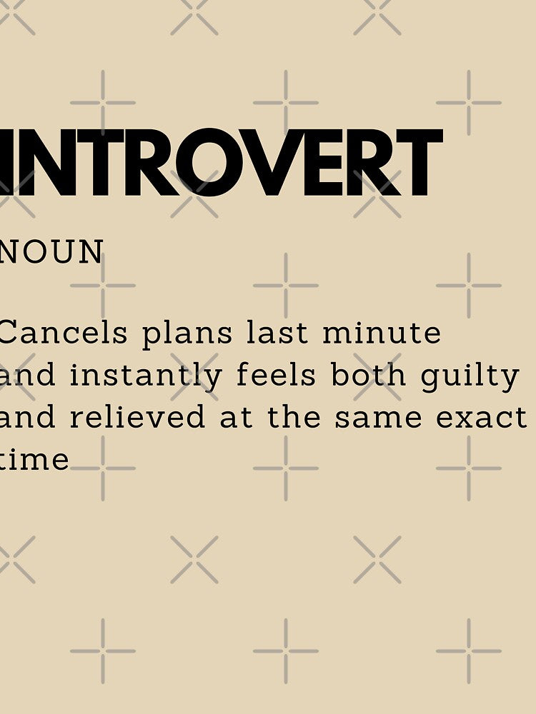 Introvert Mindset Humor Style Definition by PakoArtStudio