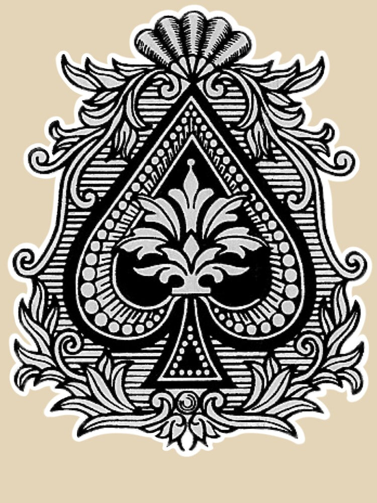 Aces card logo, old school streetwear, classic design by AsARTcrew