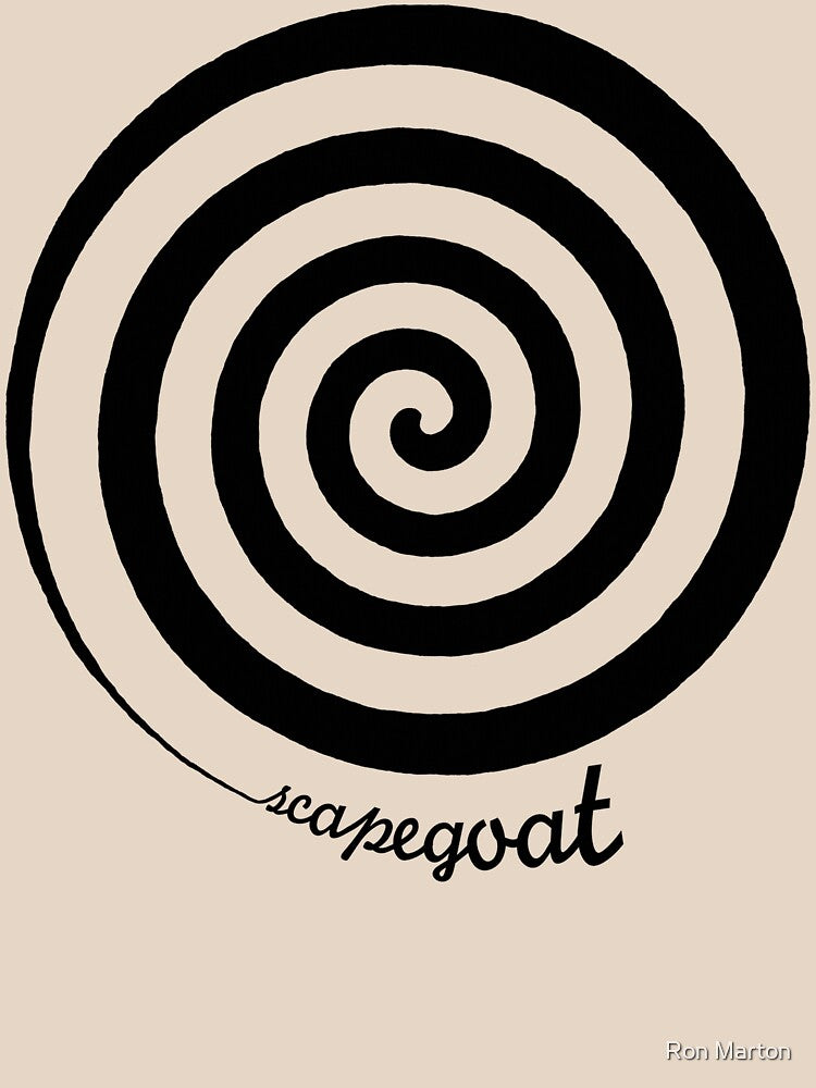 Scapegoat - Black Graphic by Ron Marton