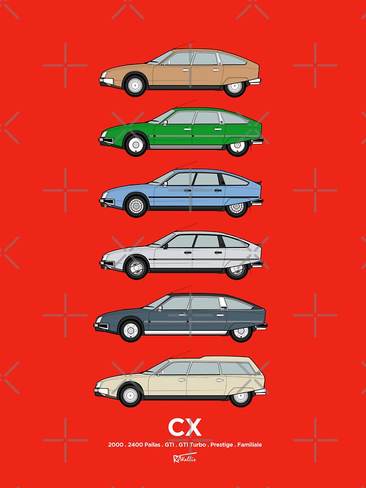CX Series 1 Classic Car Collection by RJWautographics