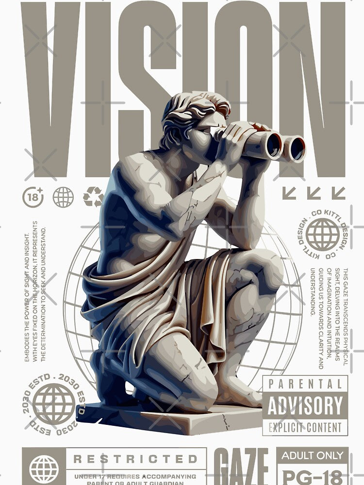 The Observer of Olympus Vision Streetwear by NF Designs Studio DTF