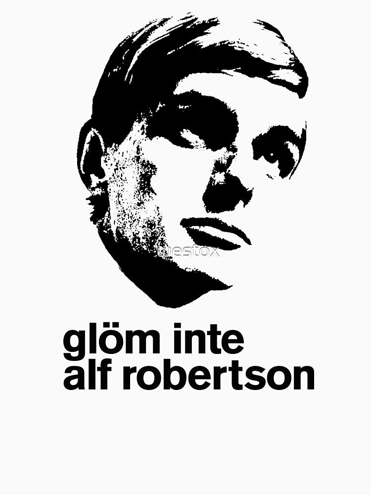 ALF ROBERTSON SWEDISH COUNTRY SUPER COOL T-SHIRT by Honky Tonk Print Shop