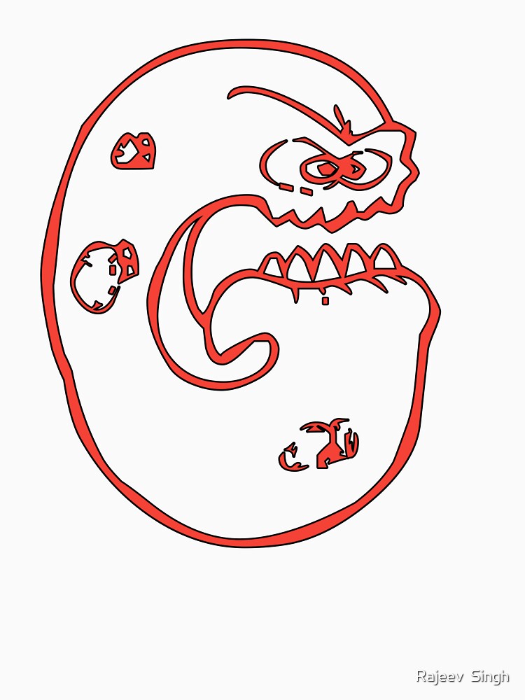 Scary Initial Monogram G by Rajeev  Singh
