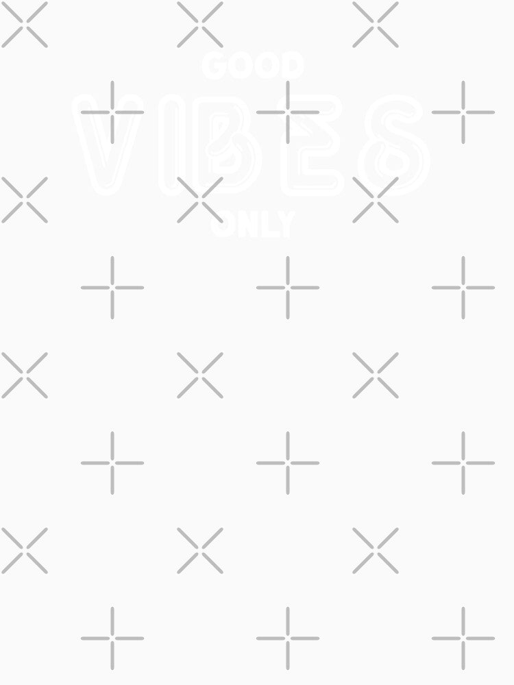 Good Vibes Only White by QukiDesign