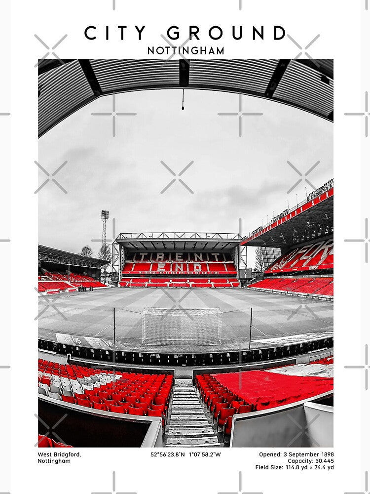 City Ground Nottingham Forest by AronArtGallery