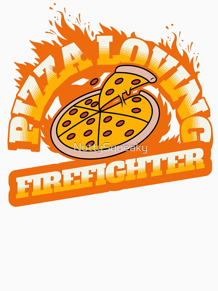 Pizza Loving Firefighter by NuttySqueaky