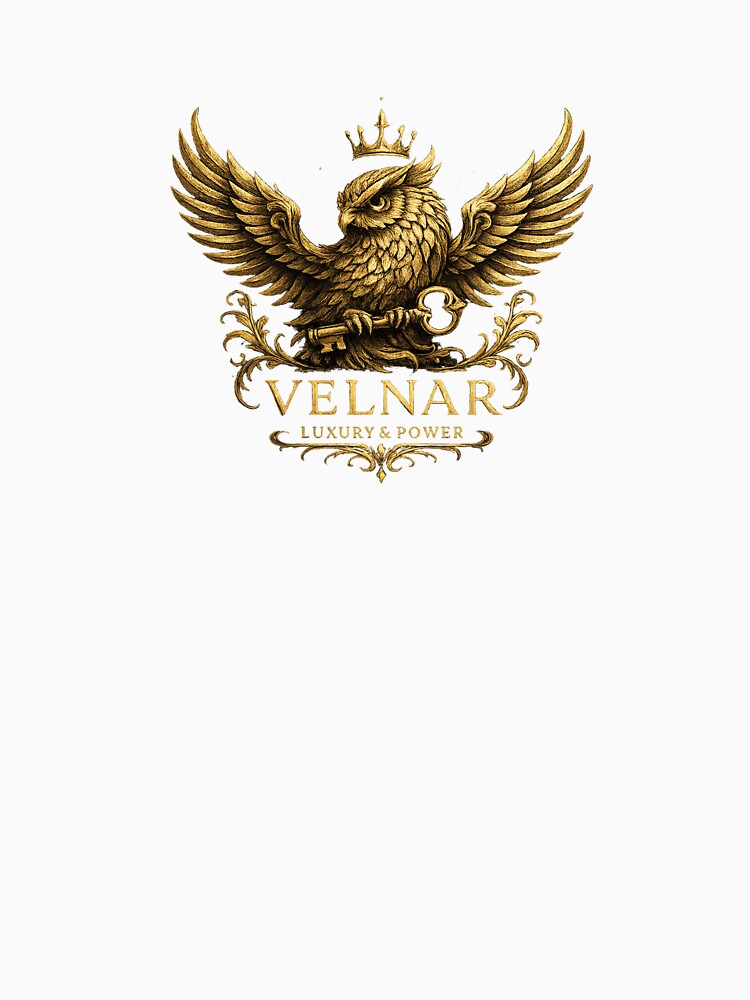 VELNAR Golden Owl Luxury Graphic Tee by Ikkipass Enterprises