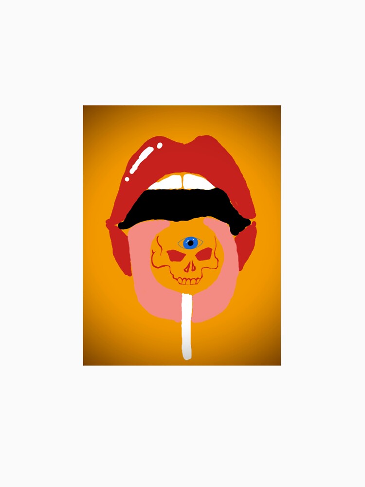 Lollipop skull no lines 3 by DEAF SCUM