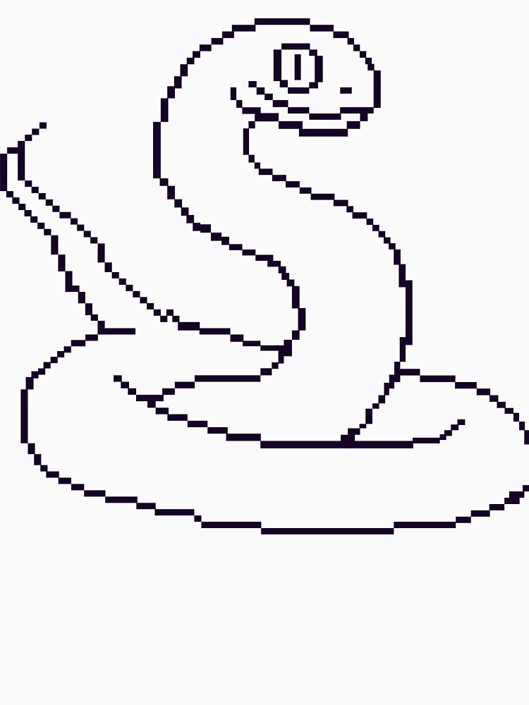 Pixel Snake Illustration by DesignbyAnnaM