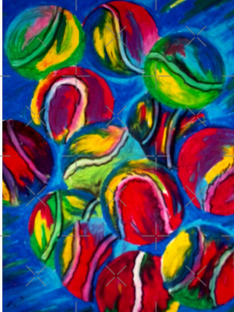 Colorful Tennis Art by Jennifer Stedman