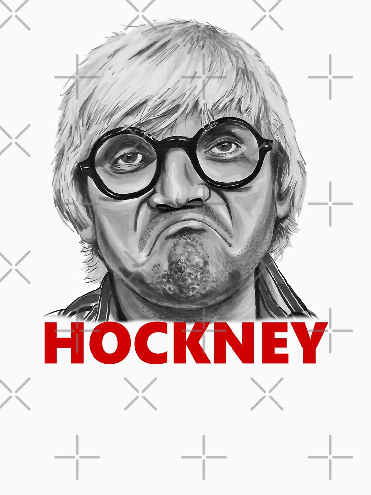 My original portrait of British artist David Hockney by smadge