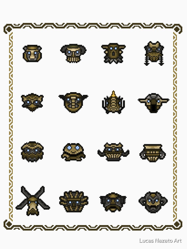The 16 Colossi by Lucas Nazato Art