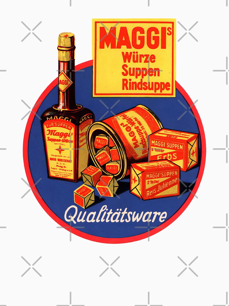 Maggi Vintage Advertising – Seasonings, Soups & Quality Products (Retro Design) by Alpha Stag