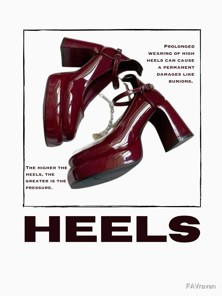 Heels Aesthetic Graphic – Bold Fashion Statement High Heels Design by ravenRM
