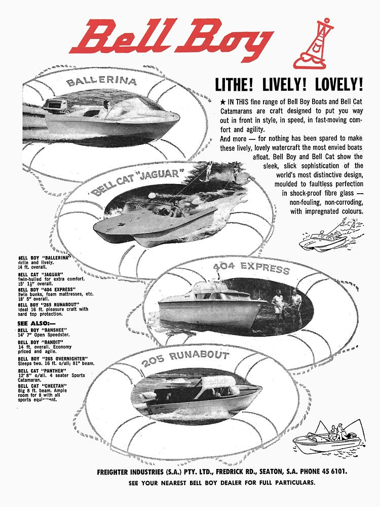 BELL BOY BOATS - ADVERT by ThrowbackAds