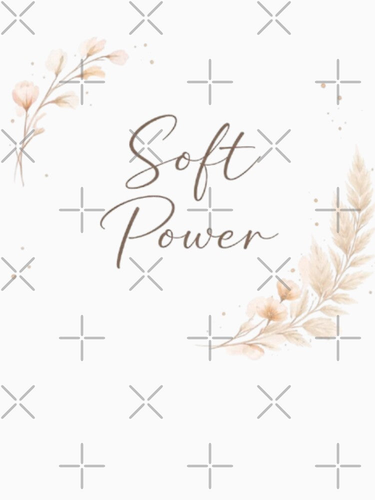 Soft Power Minimal Aesthetic Typography Design by Sanika arts
