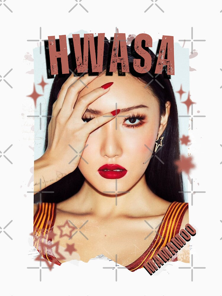 Mamamooo Hwasa Kpop Female group Scrapbook Collage Cozy Y2K Vintage Design by HELL0WBELLO