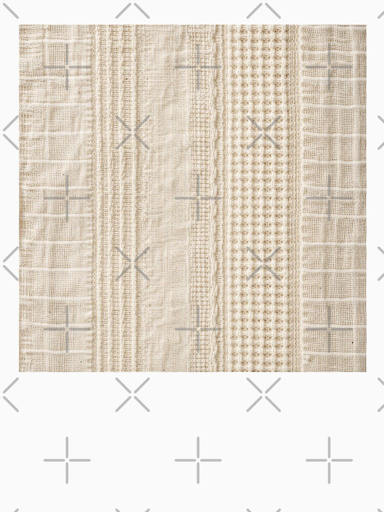 Natural Cotton Structure Textile Pattern by frumixart