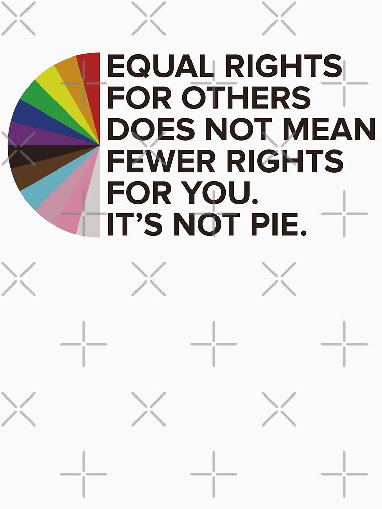 Equal Rights LGBTQIA+ Pride Awareness Inclusivity Ally by Queer Pride Shop