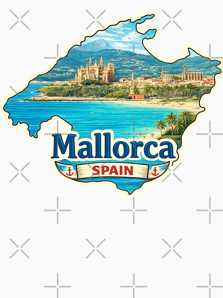 Spain Mallorca Travel Art by francous03