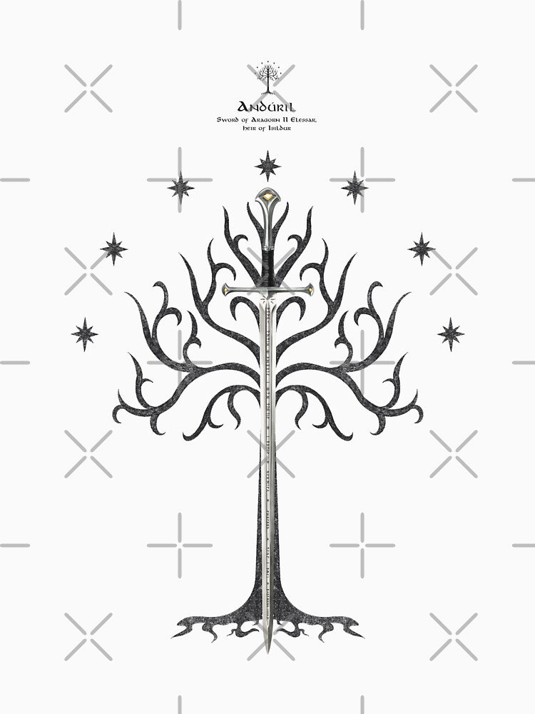 Andúril, Sword of Aragorn II Elessar, heir of Isildur, LOTR by Inês Pereira