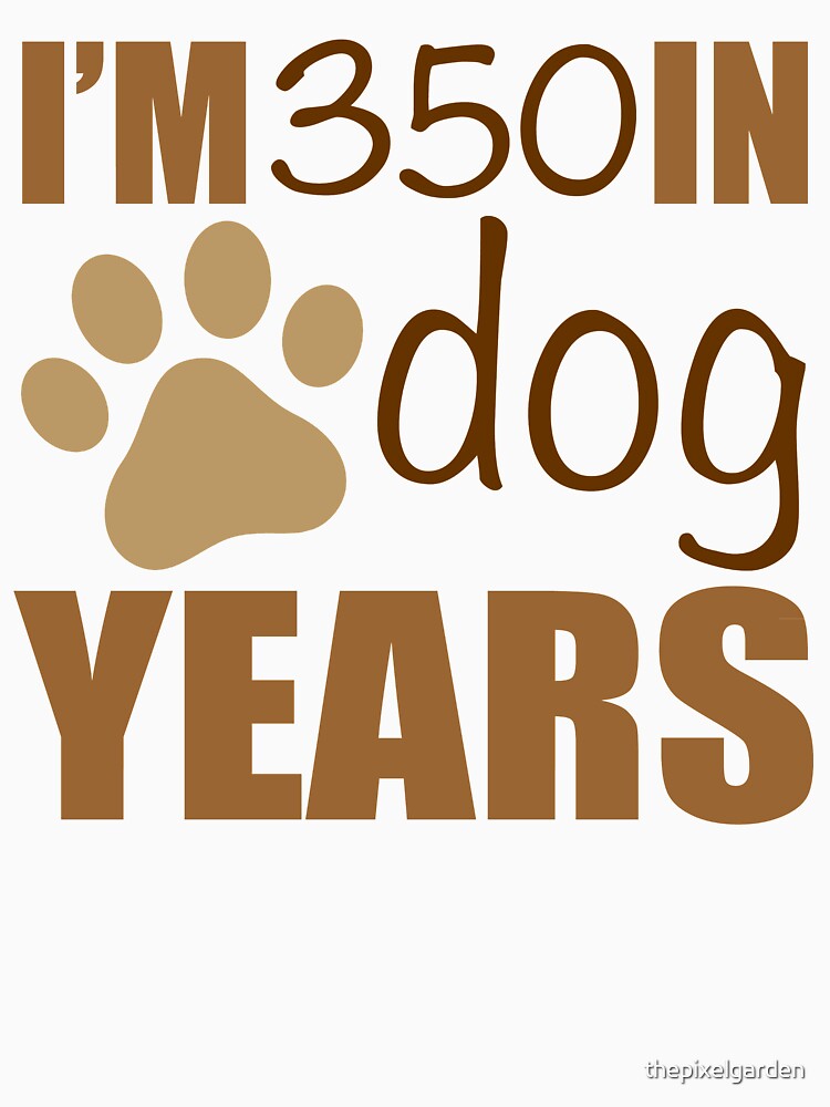 50th Birthday Dog Years by thepixelgarden