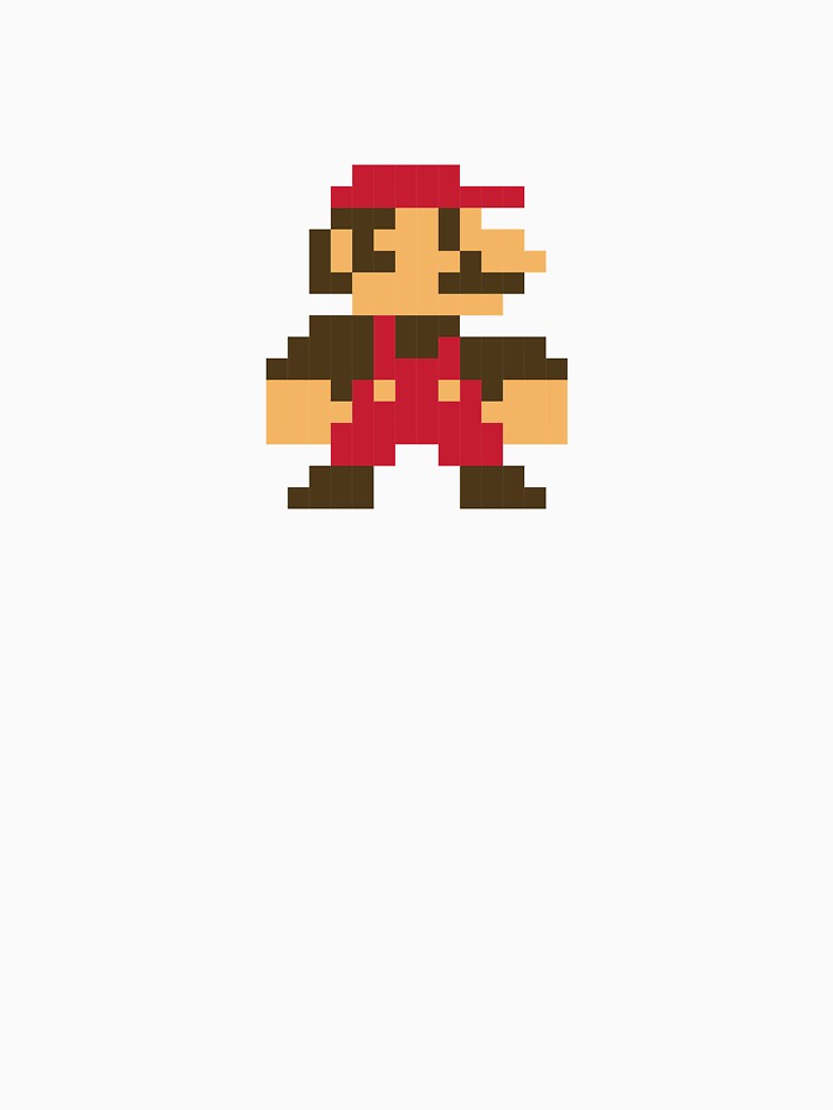 8-bit Super M pixel graphic (red) by doubleplott