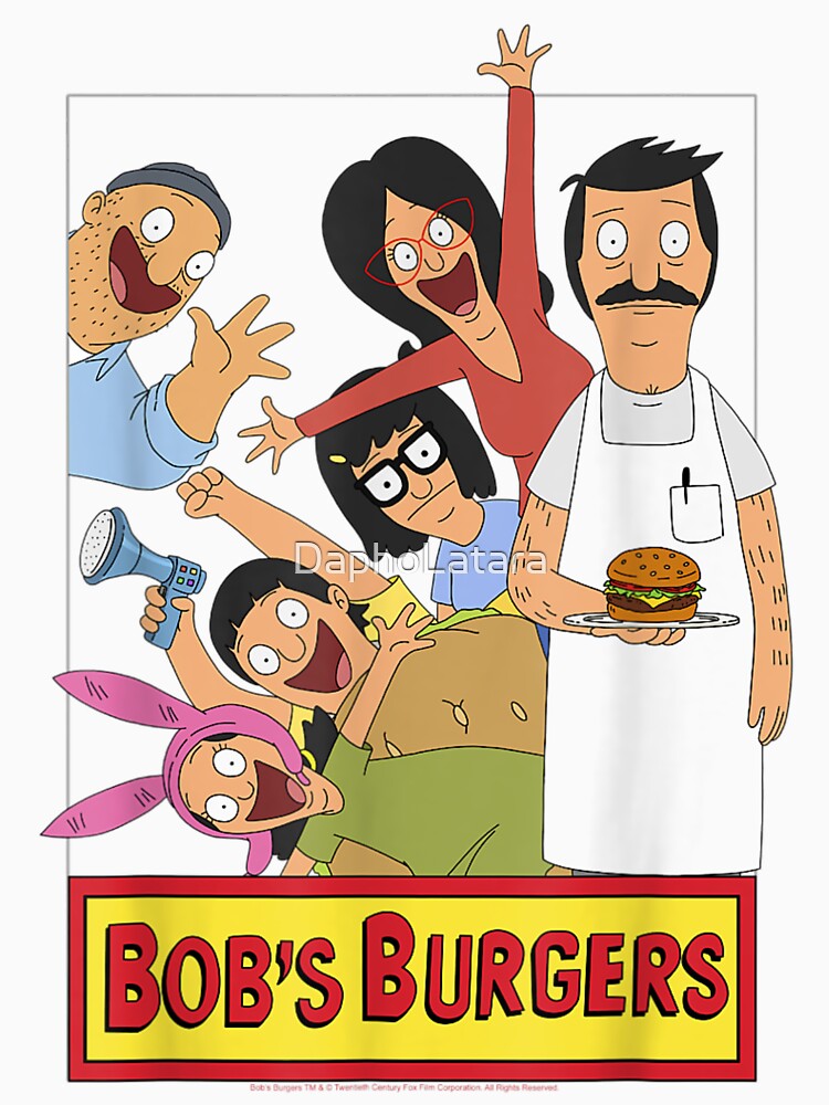Bob's Burgers Family Shot & Teddy Logo by DaphoLatara