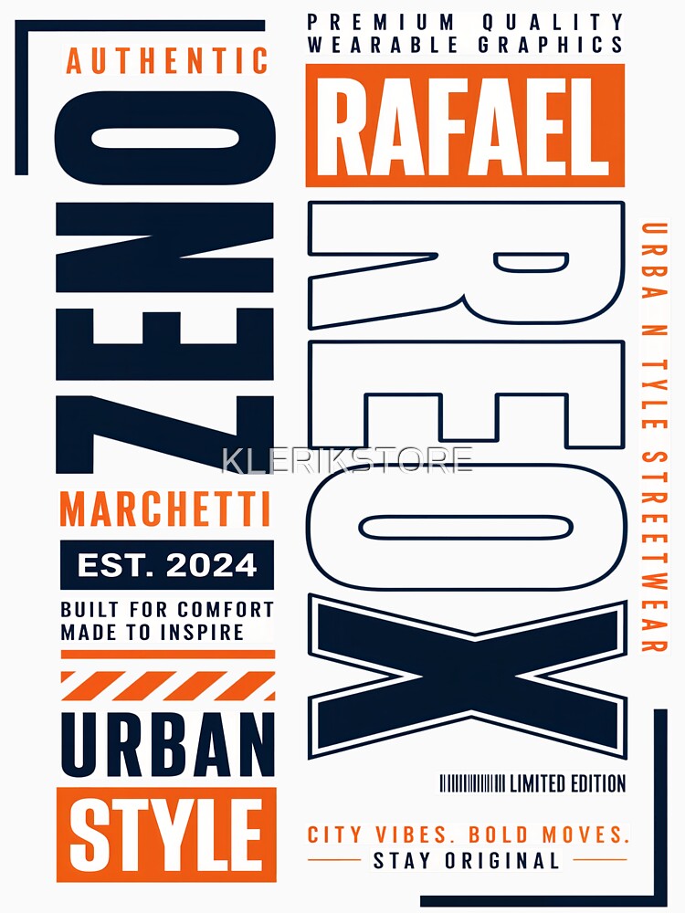 Zeno Rafael Marchetti Urban Style Streetwear by KLERIKSTORE
