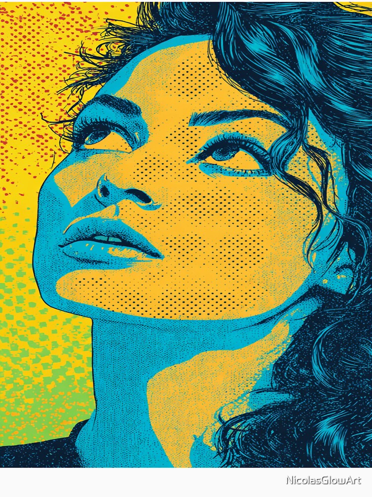 Pop Art Girl, Wall Art by NicolasGlowArt